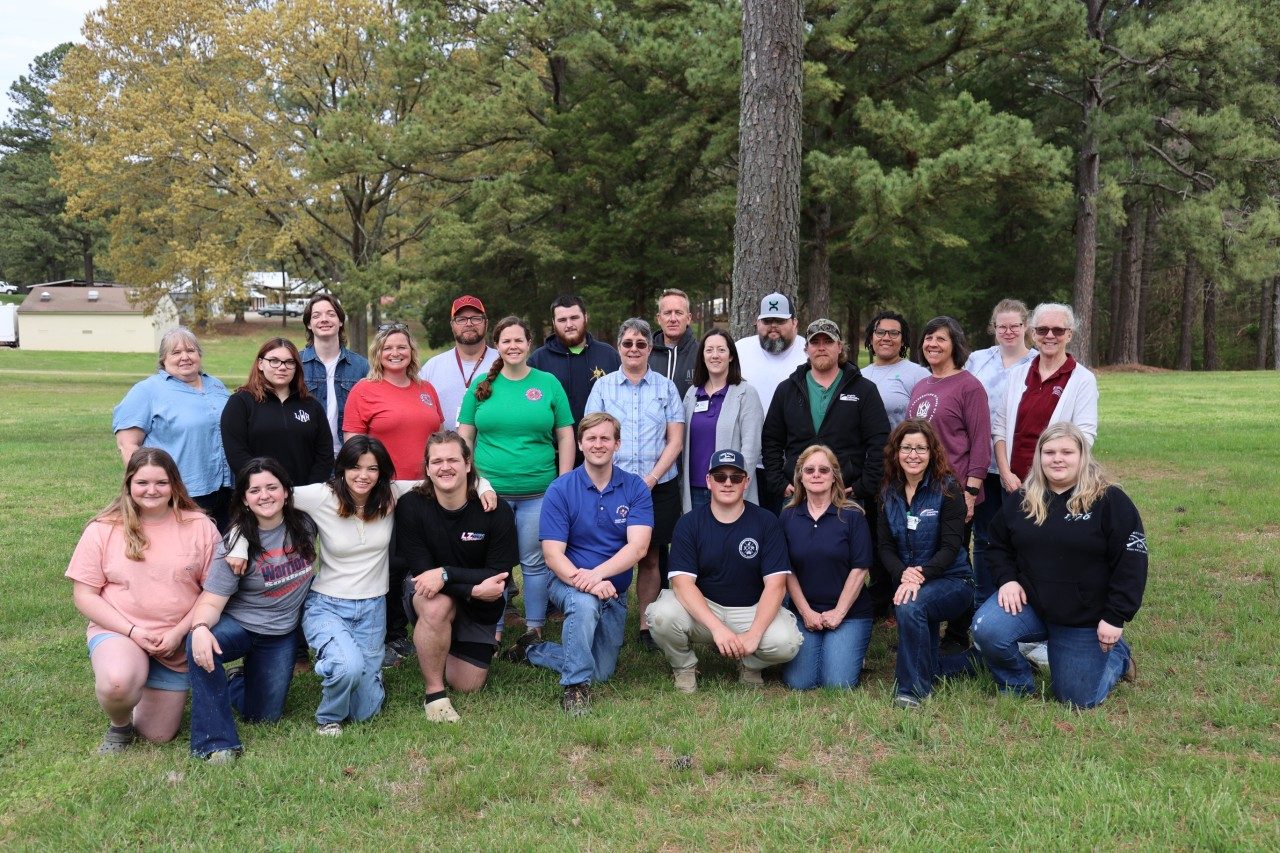 Group of volunteers for 5th grade Ag Awareness Day