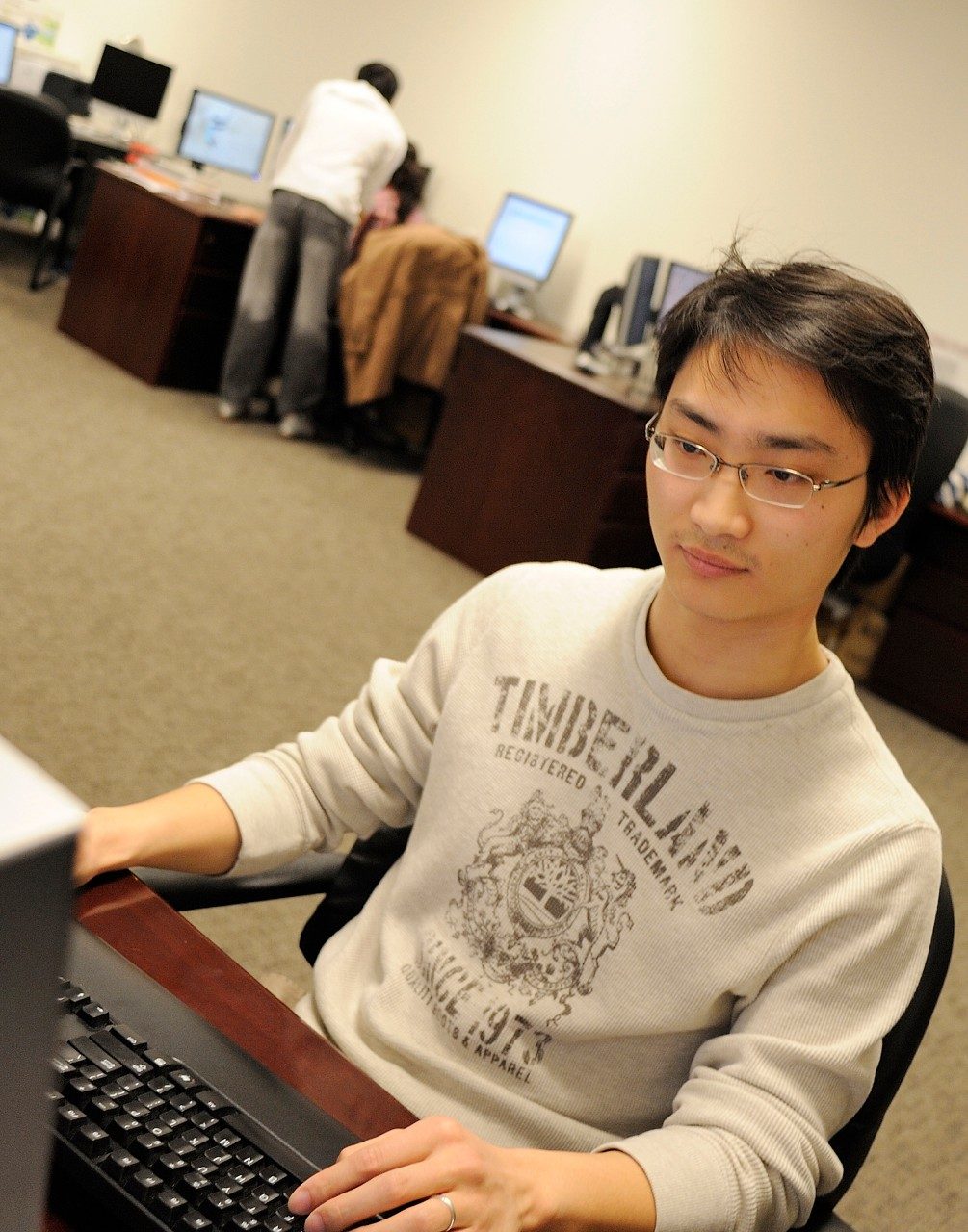 Graduate students in Yue "Joseph" Wang's lab apply bioinformatics to health issues.