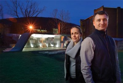 Marie and Keith Zawistowski, faculty members in Virginia Tech's College of Architecture and Urban Studies