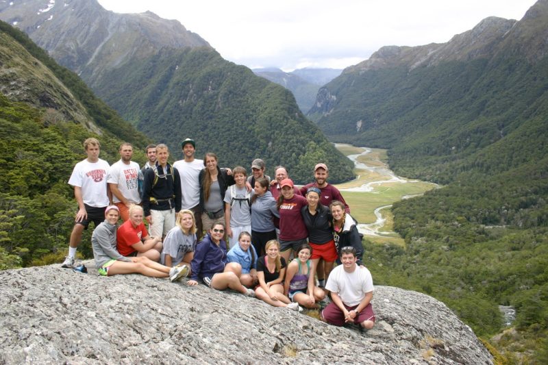 Virginia Tech students take to the mountaintops for the 2014 New Zealand winter experience.