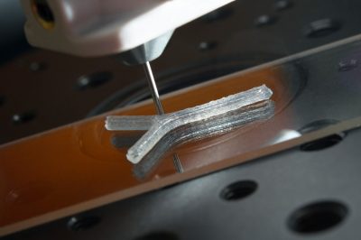 3-D printed scaffold of peripheral nerve pathway 
