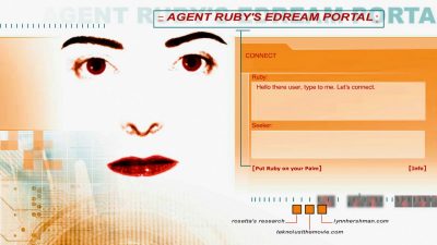"Agent Ruby" by Lynn Hershman Leeson