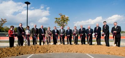The groundbreaking for the Virginia Tech Carilion School of Medicine and Research Institute was held in October 2008.