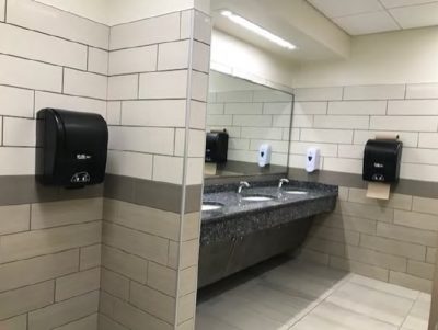 Seitz Hall restroom renovations after