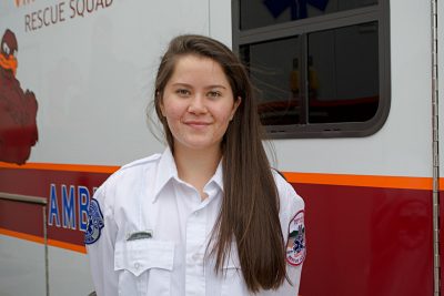 Bailey Wilk Rescue Squad member