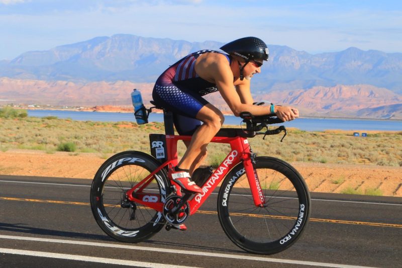 Chris Roy recently qualified for and competed in the IRONMAN 70.3 World Championship in St. George, Utah, in September 2021.