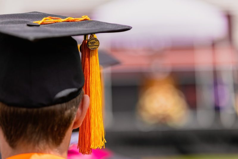 Graduation cap with tassle 