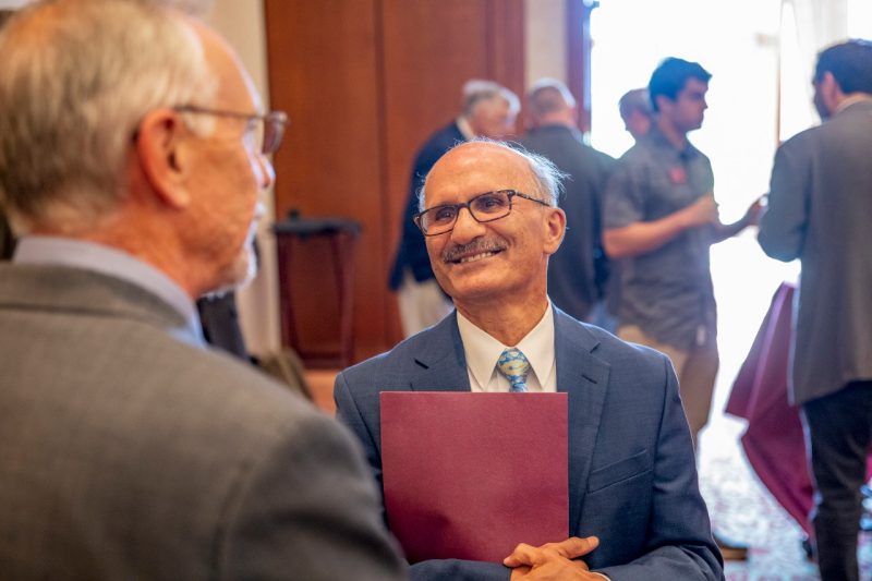 Saied Mostaghimi is retiring as the College of Agriculture and Life Sciences' associate dean for research and graduate studies and director of the Virginia Agricultural Experiment Station, effective May 31. Photo by Tim Skiles for Virginia Tech.