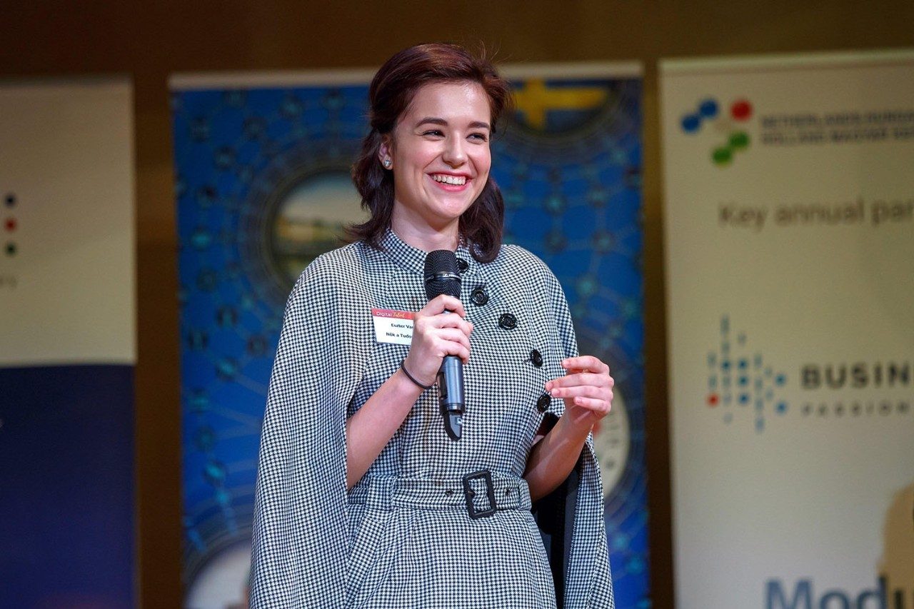 Eszter Varga often speaks in her home country about her journey as a woman in STEM.