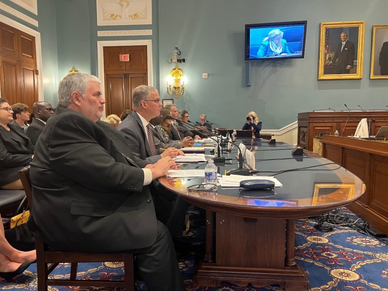Alan Grant, dean of the College of Agriculture and Life Sciences, highlighted USDA’s impact on the college to the House Agriculture Committee’s Subcommittee on Conservation, Research, and Biotechnology. 