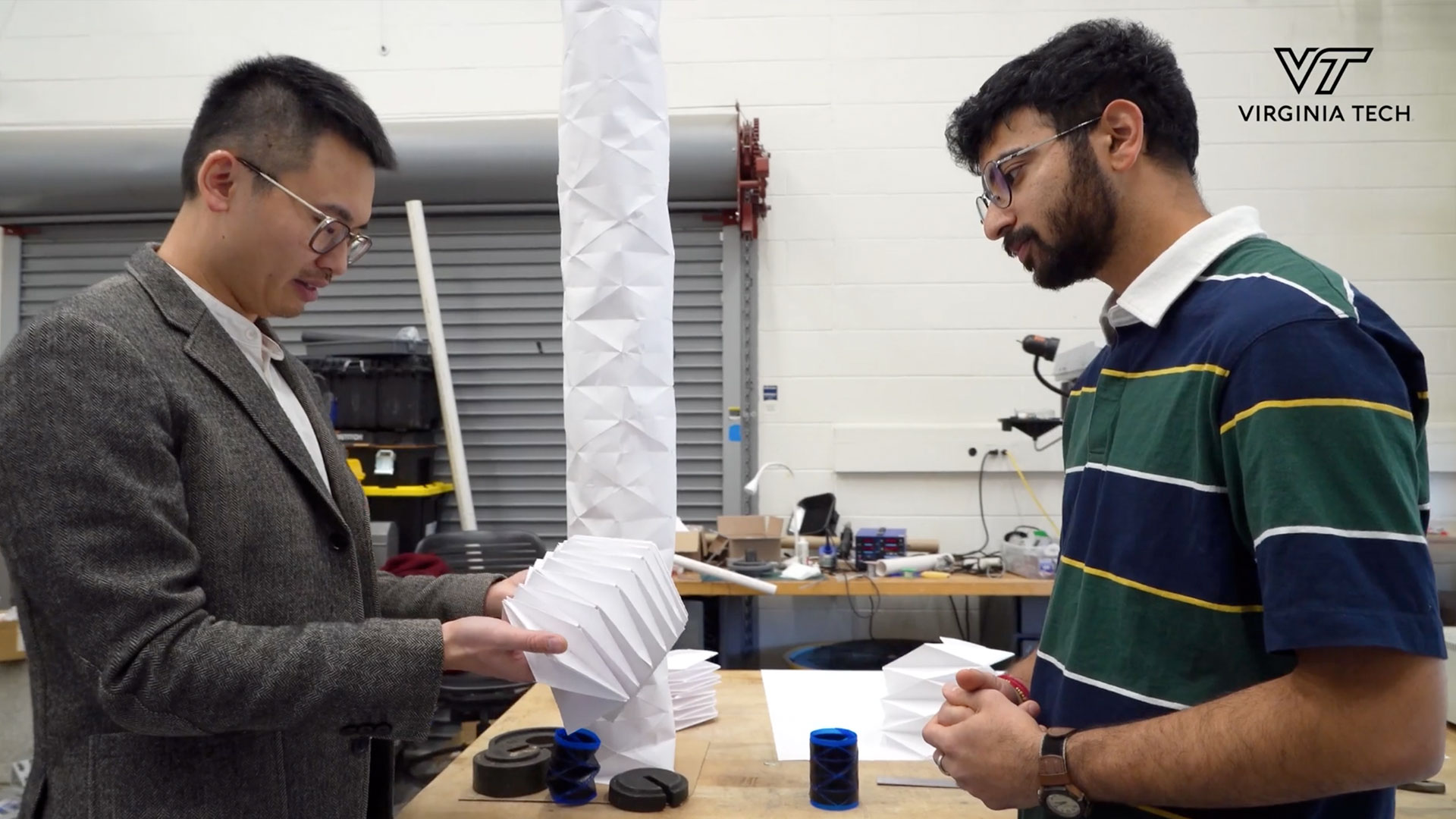 Origami-inspired robotic plants grow with their environment, Virginia Tech  News