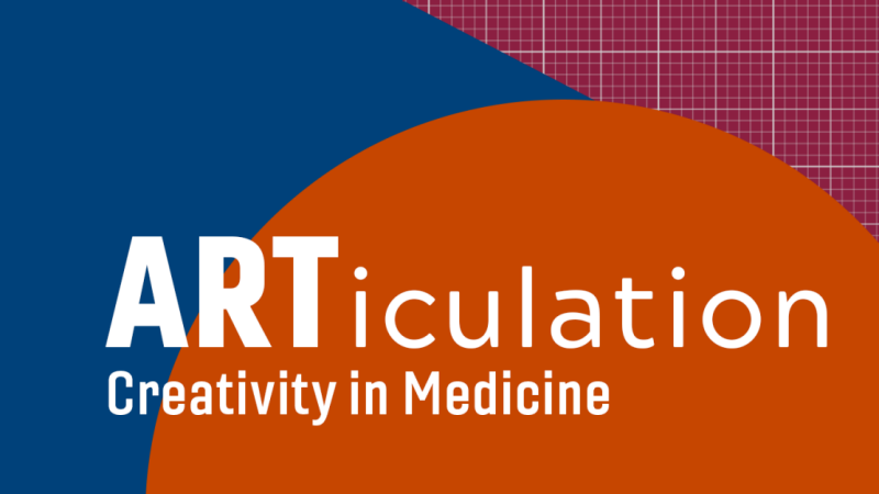 Graphic header. Text on graphic: ARTiculation: Creativity in Medicine