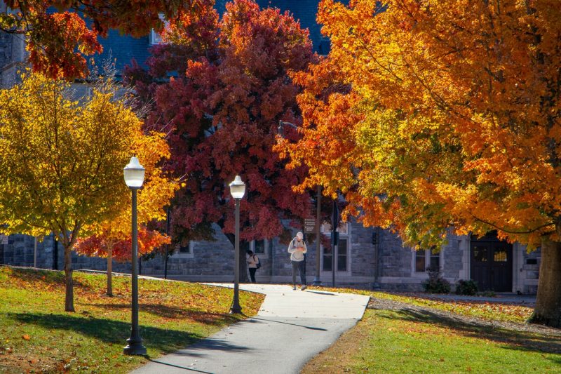 Fall colors adorn Virginia Tech's Blacksburg campus