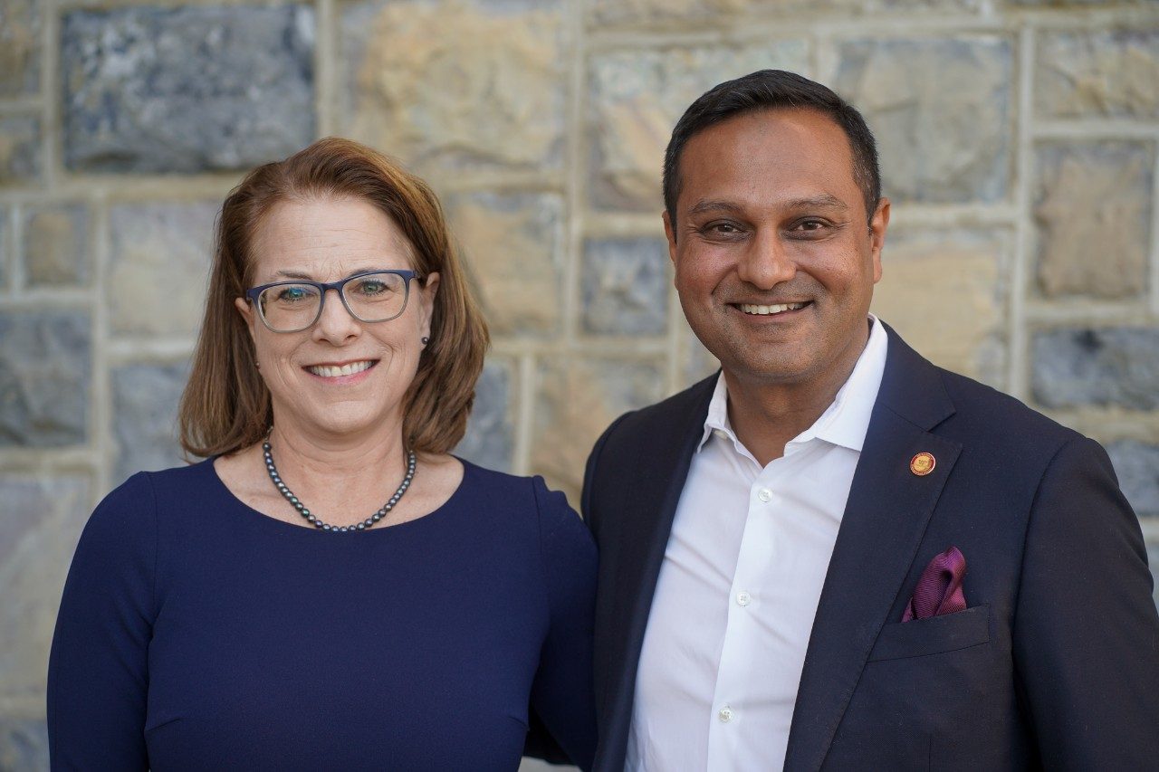 Mehul Sanghani and Eileen Van Aken