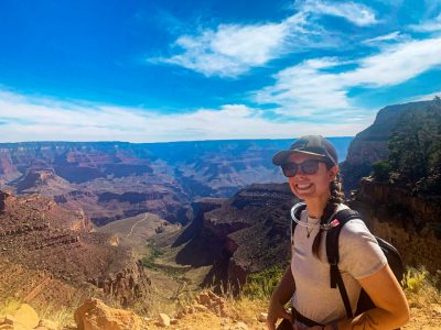 Maia Caddle in Grand Canyon National Park. Photo courtesy of Maia Caddle