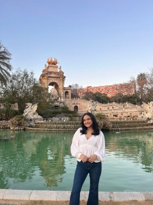During her study abroad experience, Emily Bastida visited Barcelona, Spain