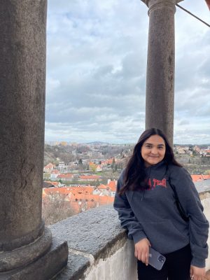 During her study abroad experience, Emily Bastida visited Prague in the Czech Repbulic.