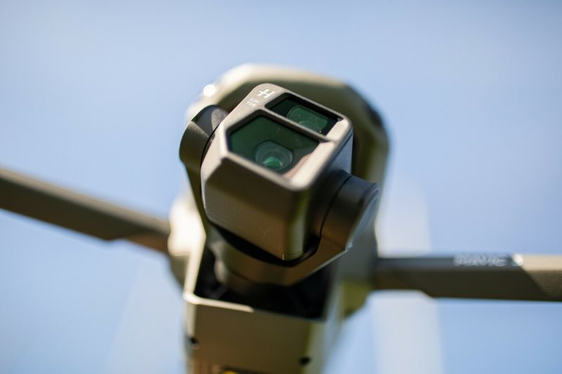 A drone in flight. Photo by Peter Means for Virginia Tech.