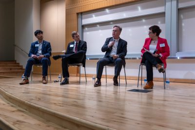 Gordon Quach, Dylan Burnette, Jim Sowder, and Kari Adkins Beasley