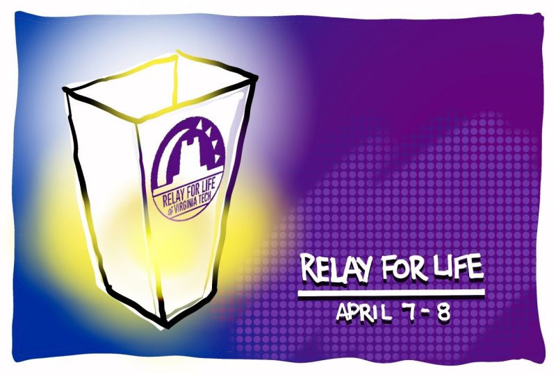 Digital promotion of this Friday night's Relay for life