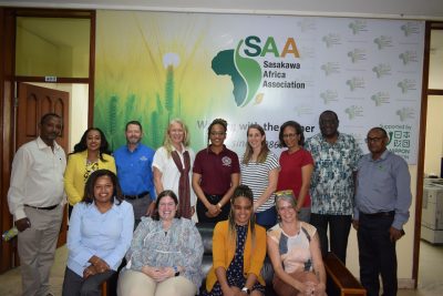 Virginia Tech's 2024 GOI Fellows_ visit to Sasakawa Africa Association in Addis Ababa.