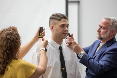 William Boyd, dual Doctor of Veterinary Medicine student and Masters of Public Health Program, was recently commissioned as an Ensign in the United States Public Health Service Commissioned Corps (USPHS).