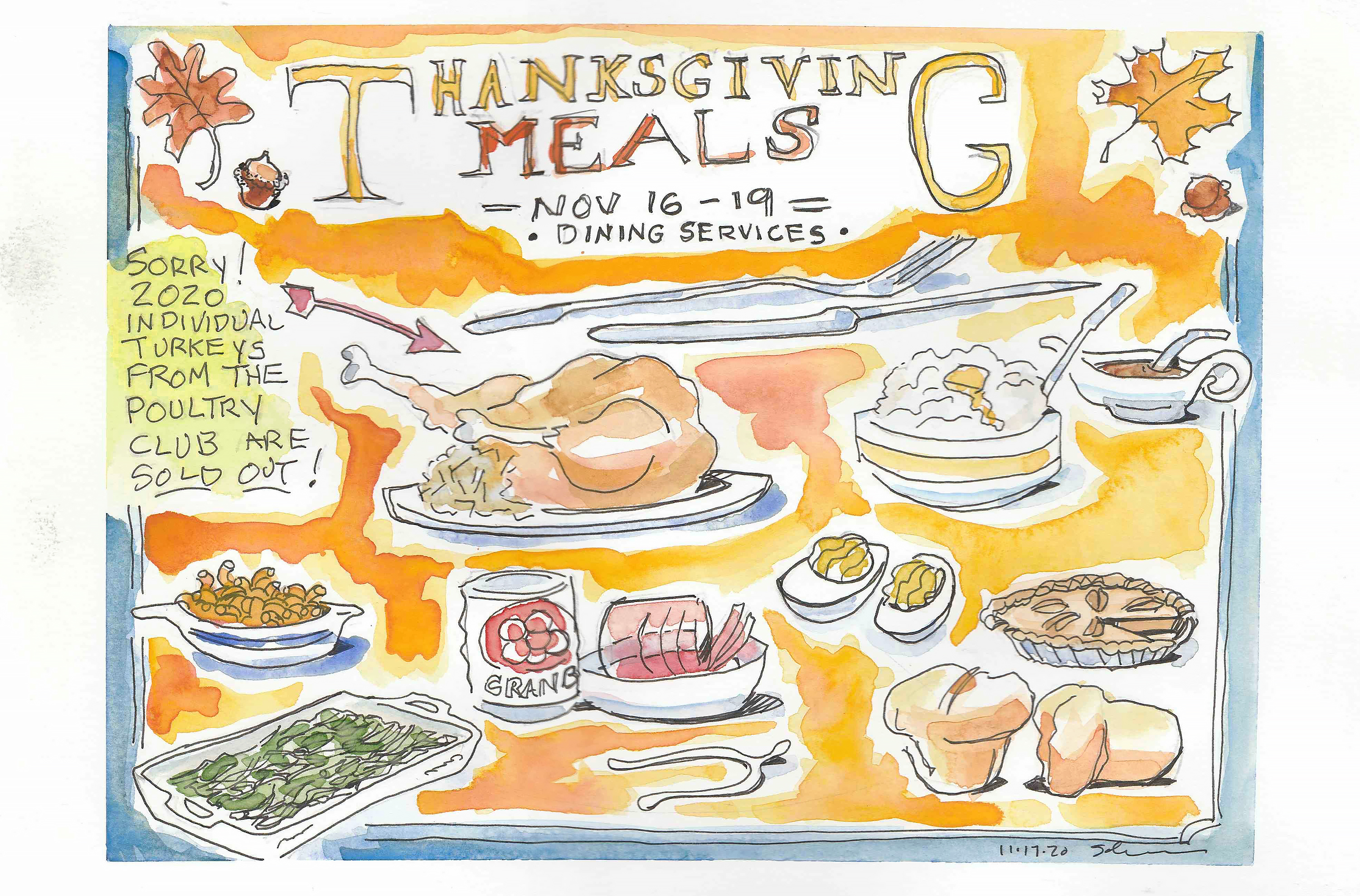 Thanksgiving Meal Week - Appeared on Nov. 18, 2020