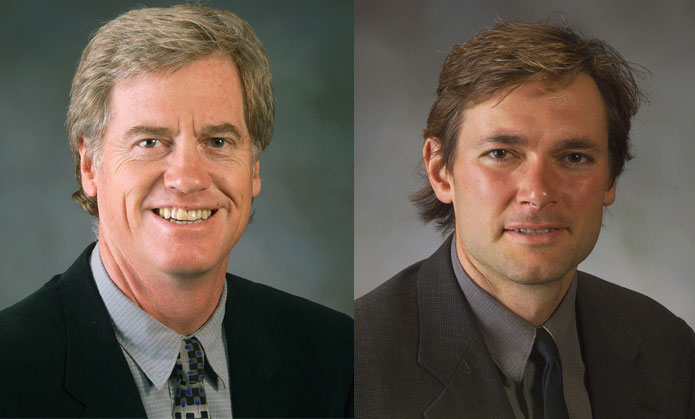 Gary Downey (left) and Marc Edwards