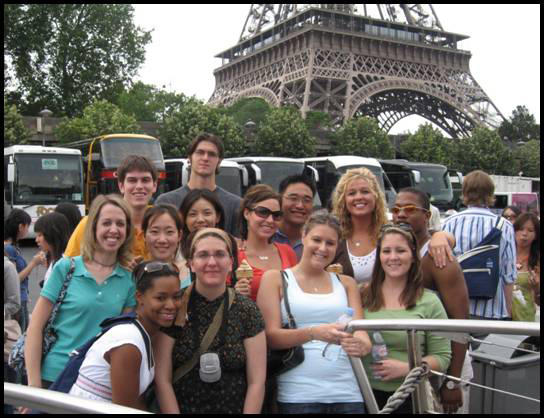 Pamplin students visit a French icon