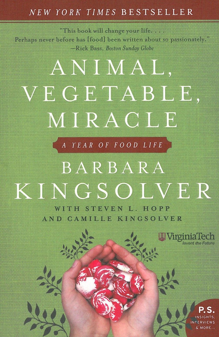 Kingsolver will speak at Virginia Tech as author of the 2010 university Common Book: "Animal, Vegetable, Miracle."