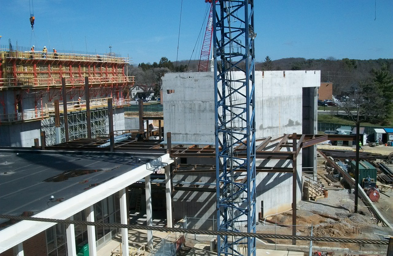 Center for the Arts construction