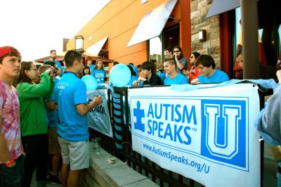 Autism Speaks U at Virginia Tech teamed up with Panera, Theta Tau, and Theta Delta Chi to put together the Bagel Binge event. Proceeds went to the national Autism Speaks organization. 