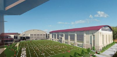 Proposed indoor athtetic practice facility