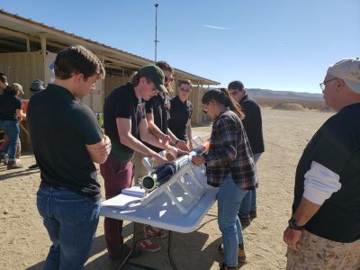 OLVT Team prepares for launch in the Mojave Desert