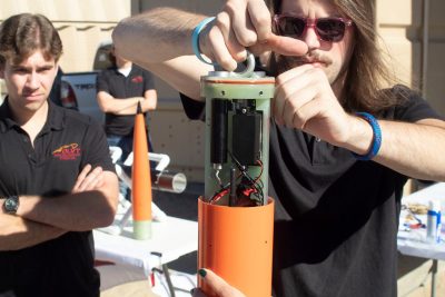 OLVT Team prepares for launch in the Mojave Desert