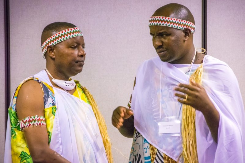 Two men from the East African nation of Burundi studied in Blacksburg as part of the Humphrey Fellowship Long-Term English Language Program.