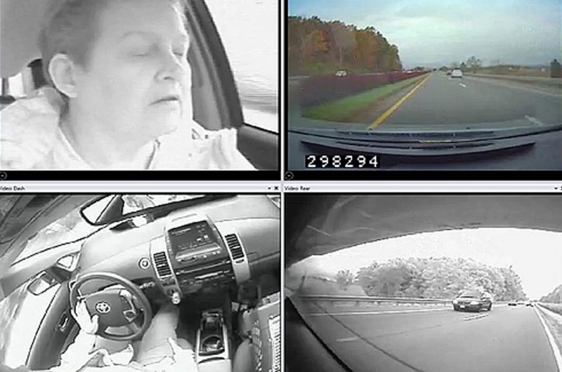 Images from a dashboard camera