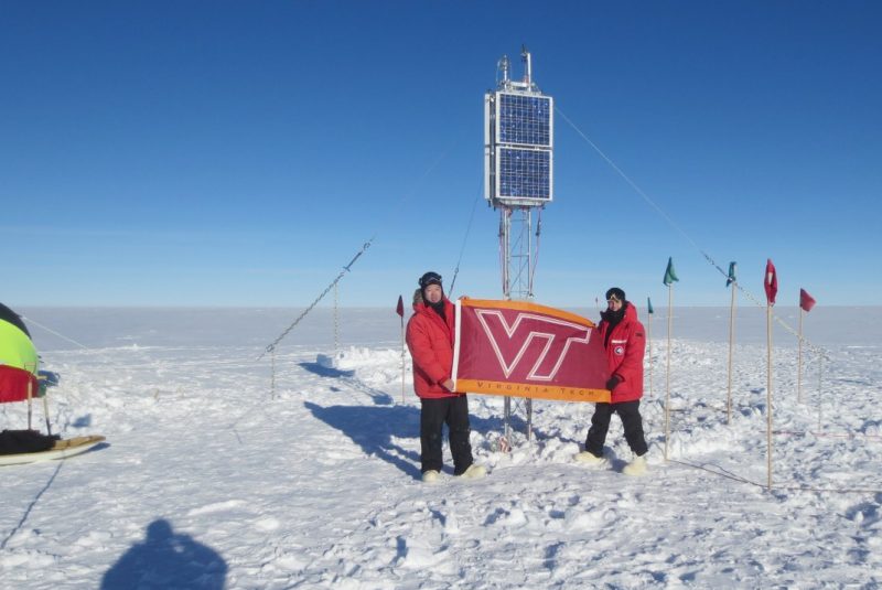 ECE represents VT in Antarctica