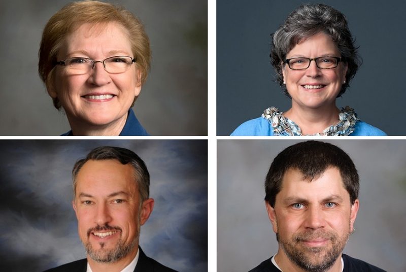 Marlene Preston, Kathryn Albright, Matthew Gabriele, and John McDowell