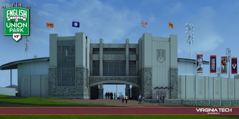 Rendering of new baseball field design