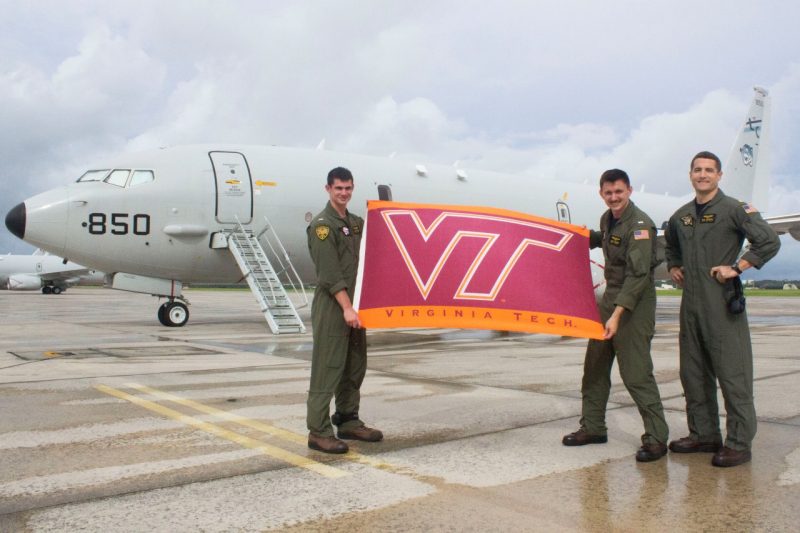 Lt. JG John Waters, Lt. Cmdr. Mike Steffens, and Lt. JG Kevin Willett