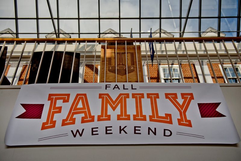 Fall Family Weekend offers something for everyone starting Sept. 30