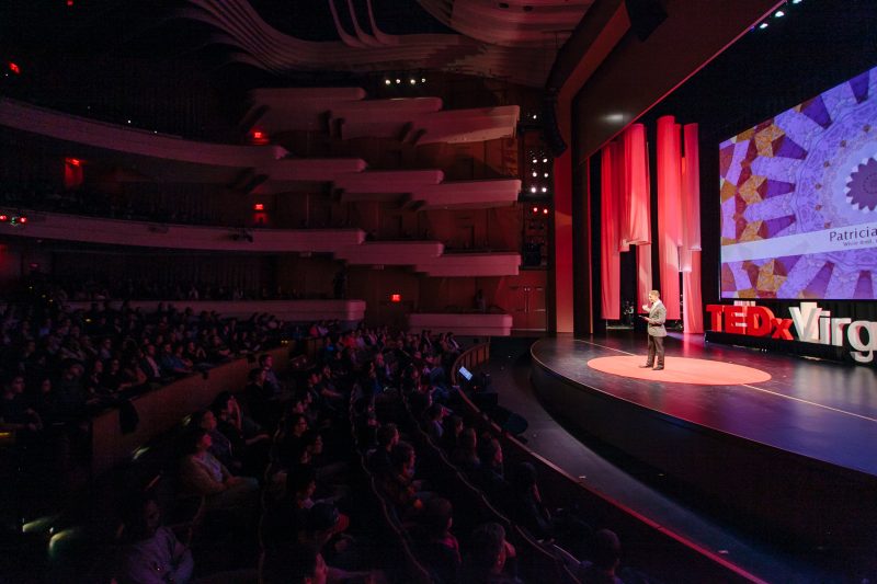 The TEDxVirginiaTech 2015 stage