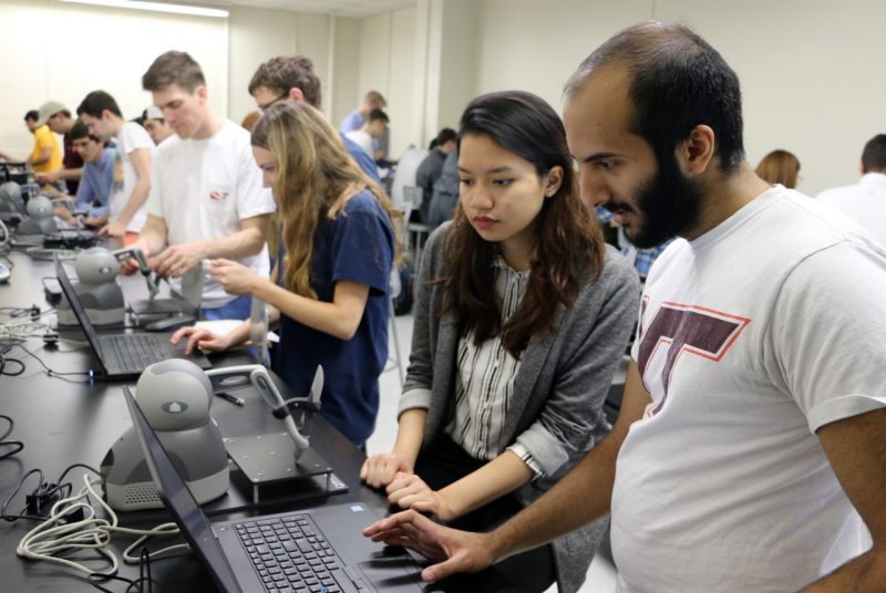 New robotics teaching lab enhances engineers' skills | Virginia Tech ...