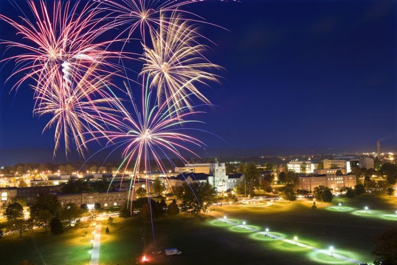 Image of fireworks display