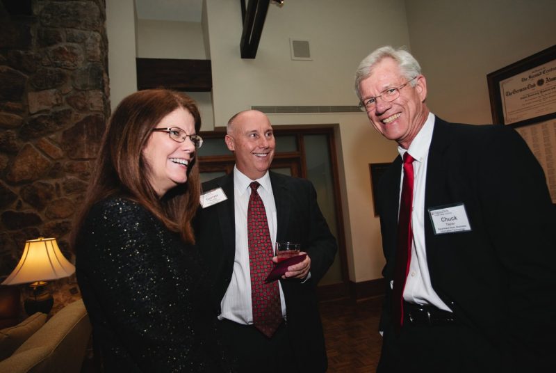 pamplin-taylorgroup left to right: Carol Ann Sumichrast, Garrett Weddle, Chuck Taylor