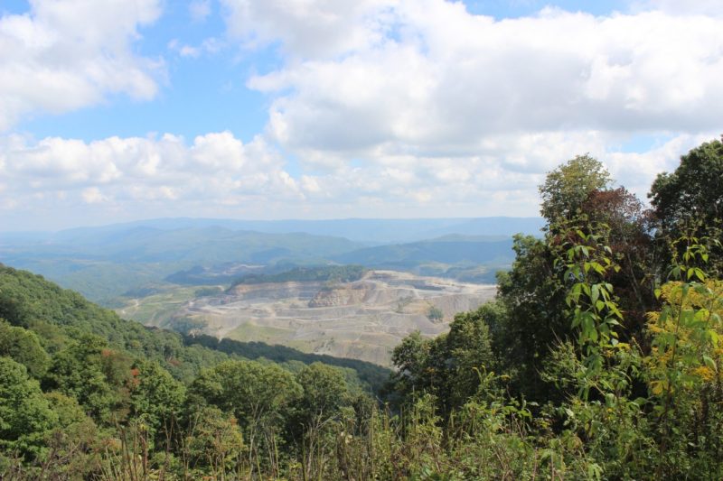 Mountain top mining in Kentucky
