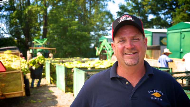 Virginia Tech Board of Visitors member Robert Mills, Jr. was named Farmer of the Year in October 2017.