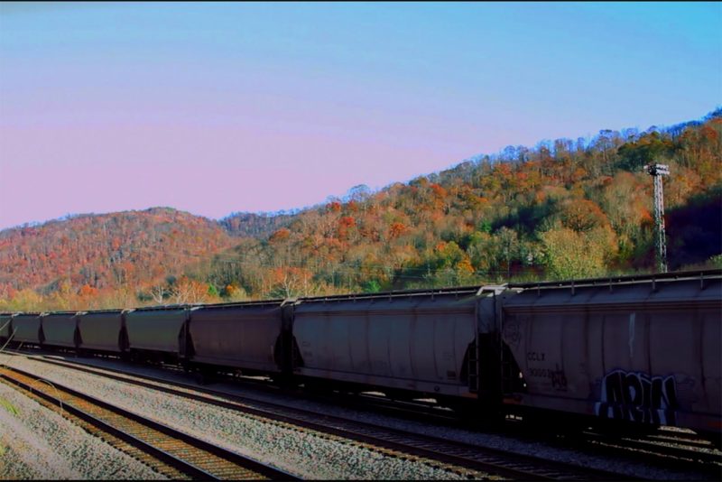 trains carrying coal