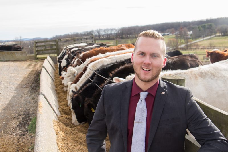 Michael Granche will officially bid farewell to his alma mater this month. He has served as president of the college’s Ambassadors program, one of two social media interns for the college, and an active alumni member of Future Farmers of America, Dairy Club, and numerous other clubs and organizations 